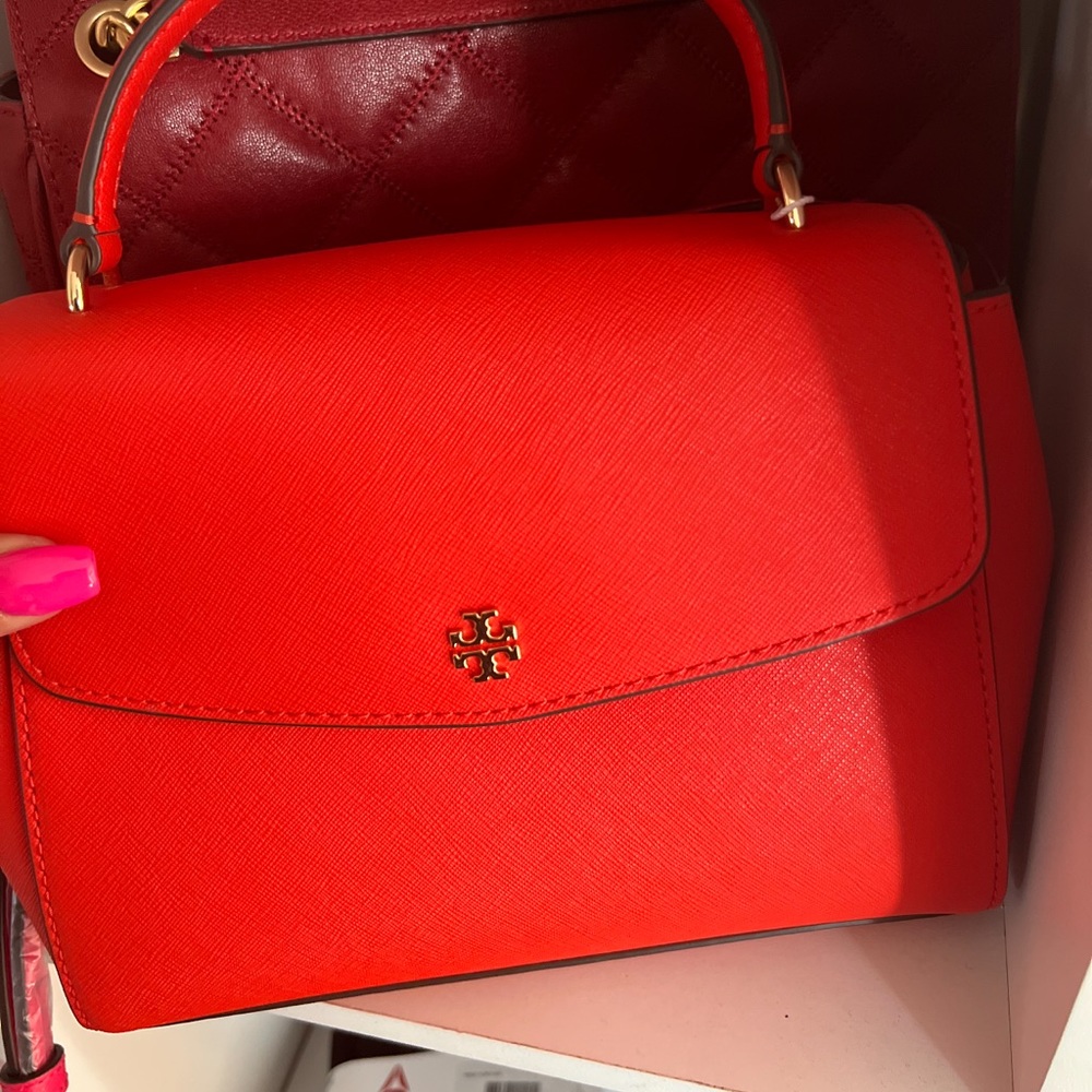 Tory Emerson top handle bag with tags